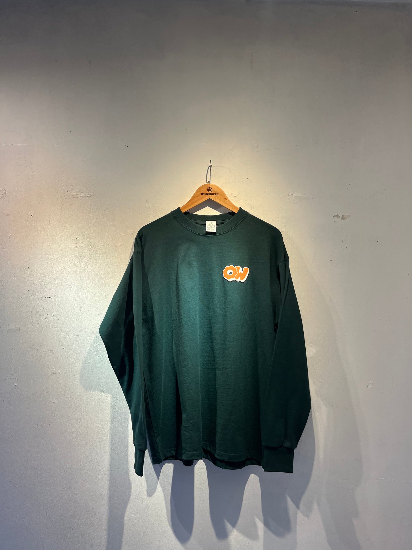 OW 8.1ozロングスリーブTシャツ（Green×Orange）